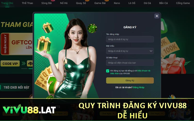 Quy trình đăng ký VIVU88 dễ hiểu