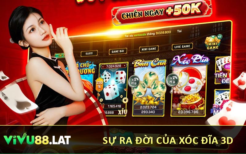 Sự ra đời của xóc đĩa 3D